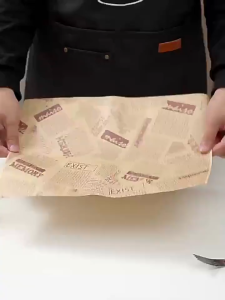 Kertas Donat Laminasi (100 Pcs) / Kertas Roti / Kertas Donat Laminasi Burger Laminasi