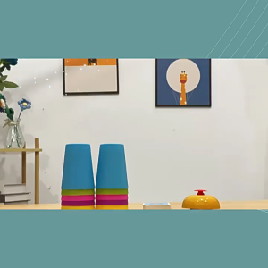 เกมส์เรียงแก้ว ส่งจากไทย Stack cup แก้วสแตค ชุดละ12ใบ ของเล่นเสริมพัฒนาการ