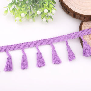 5 Yards Tassel Lace Ribbon DIY Handmade Craft Accessories Fringe Cotton Lace Trim Ribbon Sewing Dress Garment Curtain Wholesale