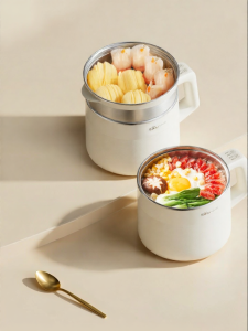 Bear | Small Multi-Functional Electric Hot Pot Steamer Stainless Steel