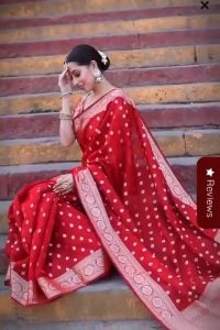 [Pre Order] 1 Minute Ready To Wear / Normal Banarasi Soft Silk Saree ~ Delivery Lead Time : 10 days