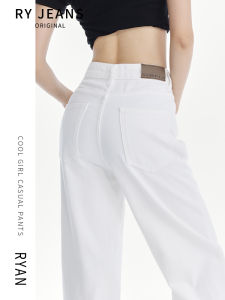 High Waist Wide Leg Jeans Womens Spring Summer Autumn Straight Cut Long Pants Slimming Loose Fit Casual Straight Leg Jeans