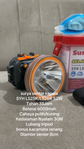 Surya SYH L526R 52W LED Selam Water Resistant Cahaya Kuning 35 Jam