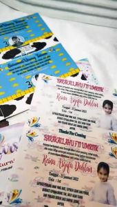Stiker Ulang Tahun Anak Sticker Acara Birthday Label Ultah Ulang Taun Anak Zennida Print Termurah