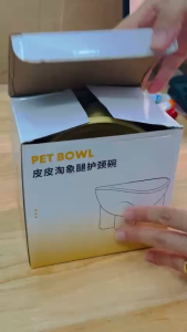 Chén ăn chống gù lưng cho Chó Mèo 4 chân bằng nhựa cao cấp (mẫu mới) - Hara Pet Store