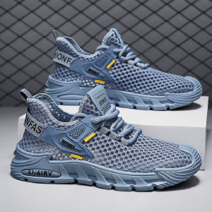 Mens Summer Lightweight Breathable Running Shoes Mesh Upgraded Version Soft Bottom Lightweight Casual Sports Shoes