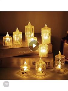 Mini Teardrop LED Flameless Electronic Candle Light/Simulation Candle Lamp for Wedding Party