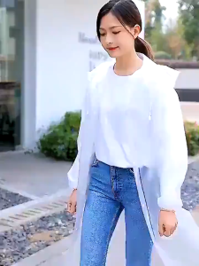 Áo mưa trong suốt dáng dài Người lớn & Trẻ em – Áo choàng PVC thời trang nhẹ gọn che mưa hiệu quả