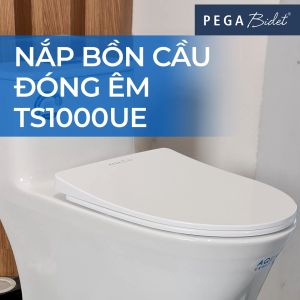 Nắp Bồn Cầu Đóng Êm PEGA Bidet Chống Trầy Dễ Lau Chùi Gắn Được Cho Nhiều Loại Bồn Cầu Thông Dụng - Thương Hiệu Mỹ