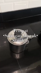 Saringan Minyak Goreng Stainless Steel: Penggunaan & Kelebihannya