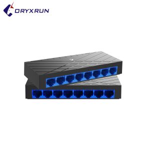 8 port Gigabit Ethernet switch us plug 10/100/1000mbps desktop common Ethernet switch for wired external network