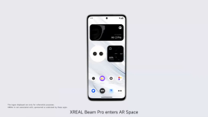 Xreal Beam Pro 8+256GBกล่องหน้าจอโปรเจคเตอร์ 3DoF อัจฉริยะ หน้าจอยักษ์ 330 นิ้ว ปลั๊กแอนด์เพลย์ พร้อมแว่นตา Nreal Air AR