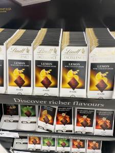 Australia Direct Mail Lindt Lindt Finest Row Cocoa Black Chocolate 50%70%85%99% Sea Salt 100G