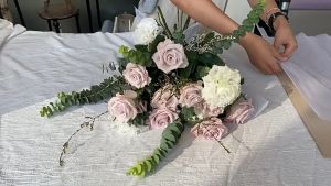 Kertas Buket Bunga Full Color Flower Wrapping Paper Cellophane Florist KB6299