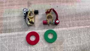2 Cái Kẹp Cáp Nhôm Đầu Cổng Pin Ô Tô Bộ Chuyển Đổi Kẹp Dây Cho Hệ Thống Khởi Động-Dừng Pin Xe Hơi
