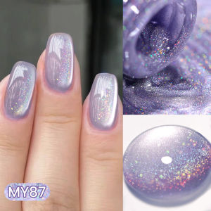 BORN PRETTY | BORN PRETTY 10ml Rainbow Holographics Cat Magnetic Eye Gel Polish Soak Off Manicure Gel Semi Permanent Summer Nail Art Varnish