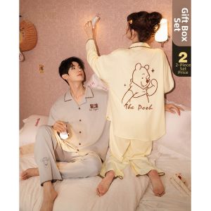 GONGDIE | Couple Cotton Sleepwear for Spring and Autumn
