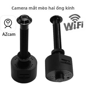 Camera Cửa An Ninh Góc Rộng Mắt Mèo Hai Ống Kính 2MP Giám Sát Nhà Cửa Với Đàm Thoại Hai Chiều Sử Dụng Trong Nhà/ngoài Trời