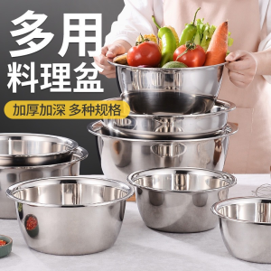 WE 3884 = 不锈钢盆五件套碗 Stainless Steel 5-Piece Bowl Set