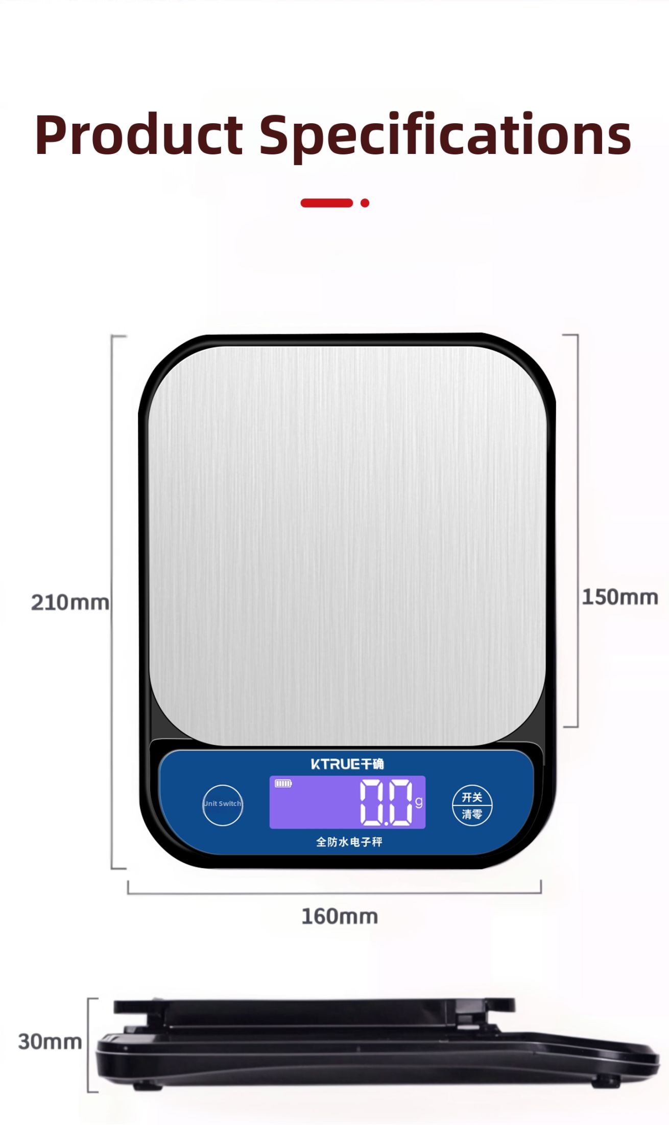 How To Use Body Scale KTRUE | Waterproof High Precision Kitchen Scale | Lazada Philippines