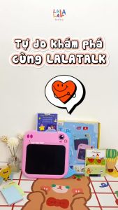 Máy đọc viết Lalatalk máy đọc thẻ song ngữ kết hợp bảng viết tự xóa thông minh Lalala baby Song Ngữ Anh-Việt