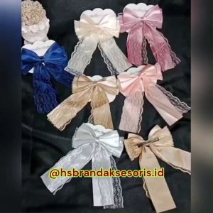 JEPIT RAMBUT PITA RENDA IMPORT / JEPITAN PITA BROKAT / JEPITAN TRAND TERBARU / JEPITAN KOREA / JEPITAN CANTIK PT6320