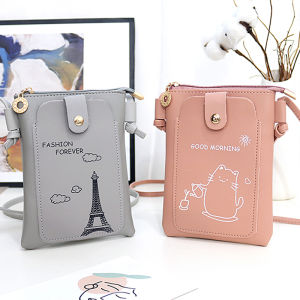 Túi Đeo Chéo Mini Phong Cách Hàn Quốc Cho Nữ Túi Đựng Điện Thoại Di Động Túi Đeo Vai Đơn Túi Đựng Tiền Xu Túi Nhỏ Thời Trang