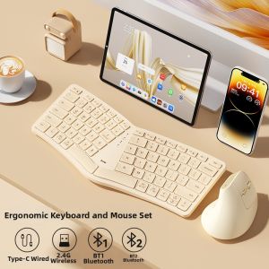 B.O.W | Ergonomic Wireless Bluetooth Keyboard and Mouse Set