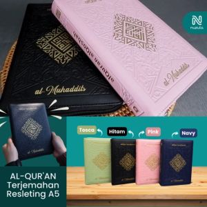 Al-Quran Terjemahan A5 Resleting Al Muhaddits - Alquran Tajwid Warna Mushaf Quran Terjemah 30 Juz