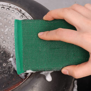 【On Sale】2Pcs ฟองน้ำล้างจานทำความสะอาดสองด้านขจัดสิ่งปนเปื้อนฟองน้ำหนาแน่นสูงสำหรับเช็ด