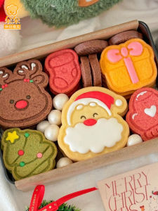 Mô Phỏng 3D Cú Nai Và Ông Già Noel Cookie Cutter Baking Mould Nướng Bánh Kẹo Thiết Bị Thủ Công Sáng Tạo Cho Trẻ Em