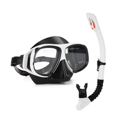 Prescription Diving Mask with Dry Snorkel Set