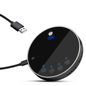 Depusheng | Professional USB Conference Desktop Microphone Speaker Depusheng Q8 360° Omnidirectional Condenser Mic Mute/Volume Function