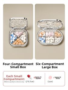 MMZECE | Portable Mini Daily Medication Organizer 7-Day