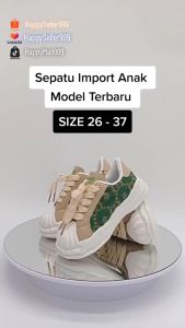 Sepatu Sneakers Anak Import Bahan Berkualitas Bagus Dan Tinggi Bisa COD