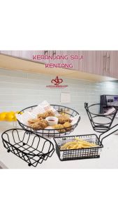 Wadah Kentang Goreng Caffe / Keranjang Saji