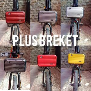 Promo Tas Sepeda Lipat Seli / Koper Front Block Universal Sepeda Lipat tas front block include bracket Modern