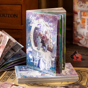 Mr. Paper 2Books French Vintage Die Cut Sticker Book Vintage Sticker For Journaling Scrapbooking DIY Phone Case Drcoration