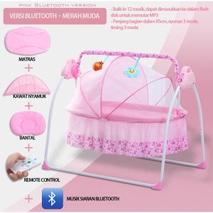 Ayunan bayi elektrik multifungsi musik bluetooth Cradle Swing OTOMATIS Bouncer Swing