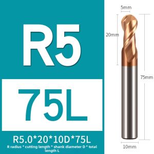 High-speed Steel R5 End Mill for CNC