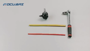 (ส่งประแจ)แคล้มหุ้มฉนวน เชื่อมต่อแบบเจาะ เชื่อมต่อสายไฟอลูมิเนียมหรือทองแดง ติดตั้งง่ายไม่ต้องปลอกสายหุ้มฉนวน TTD101FJ