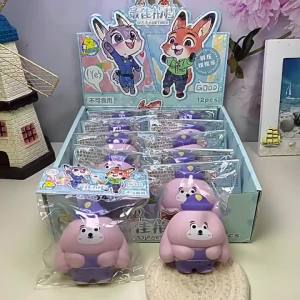 Cartoon Rabbit Squeeze Toy - TPR Stress Relief Fidget for Kids Students