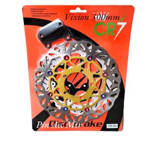 Disc Cakram Depan Variasi Model PSM Hitam Ring Warna Vixion Old New pnp Diameter 300mm Pluse Breket
