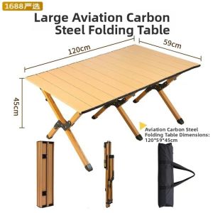 LINSI | Camp Market Picnic Aluminum Folding Table