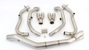 Kawasaki Ninja ZX-25R 51MM  Exhaust Elbow Full Systems Front Middle Link Pipe Muffl
