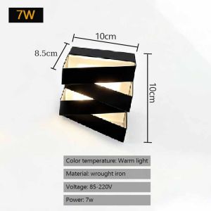 Outdoor Wall Lights Modern LED 7W 12W Wall Lamp Villa Garden Porch balcony Garage Aluminum Wall Sconces Decoration Lighting