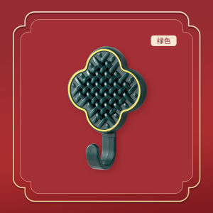 New Year Hook Strong Adhesive Punch-Free behind the Door Load Bearing Sticky Hook Red Festive Chinese Knot Lantern Seamless Hook