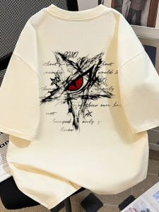 Áo Thun Cotton Tay Ngắn in Họa Tiết Hoạt Hình Thời Trang Thường Ngày Mùa Hè Cho Nam Thanh Lịch Rộng Rãi