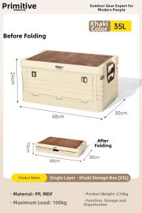 The Primitive | Outdoor Foldable Multi-functional Storage Box for Camping Picnic Tool Organization