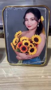 （BUY 2 TAKE 1）photo frame  Crystal photo frame table custom developed photo wedding dress photo printing baby album childrens family portrait table Customized Gifts Decor